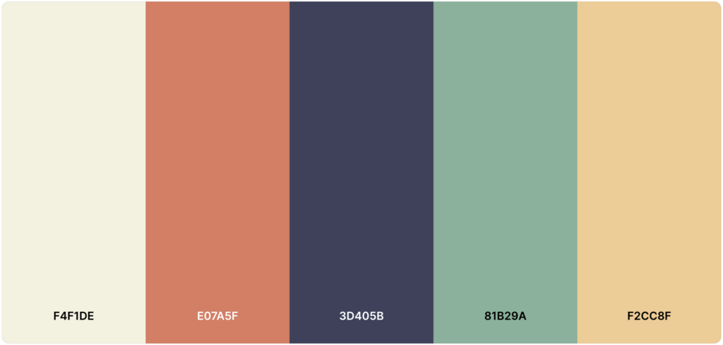 Color palettes for Gen-X