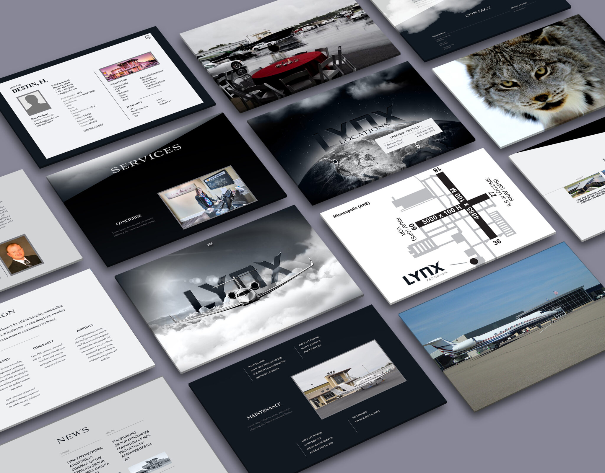 Lynx FBO — screens