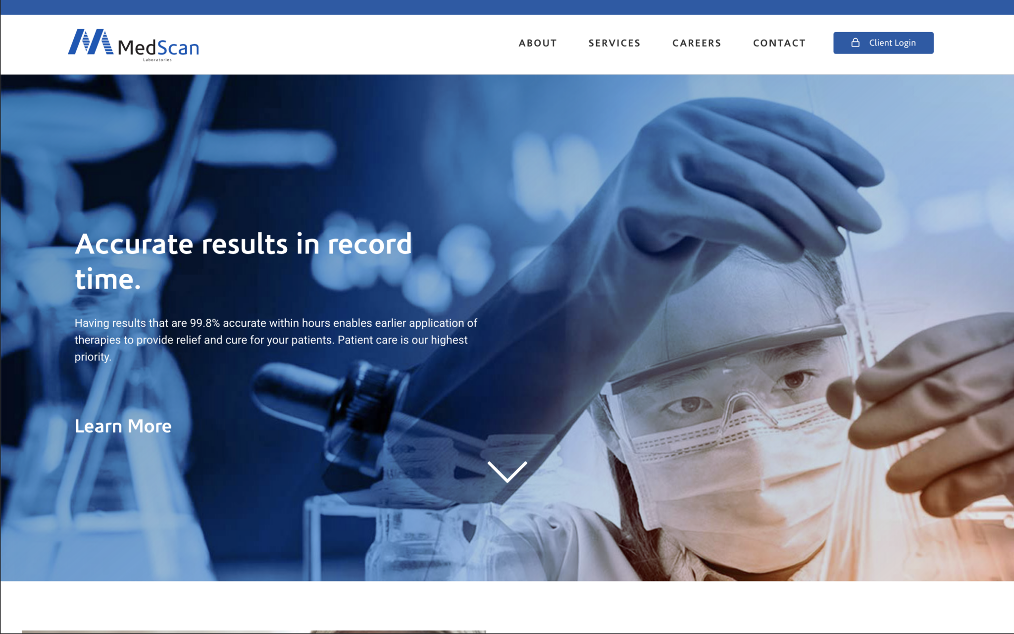 MedScan — desktop site