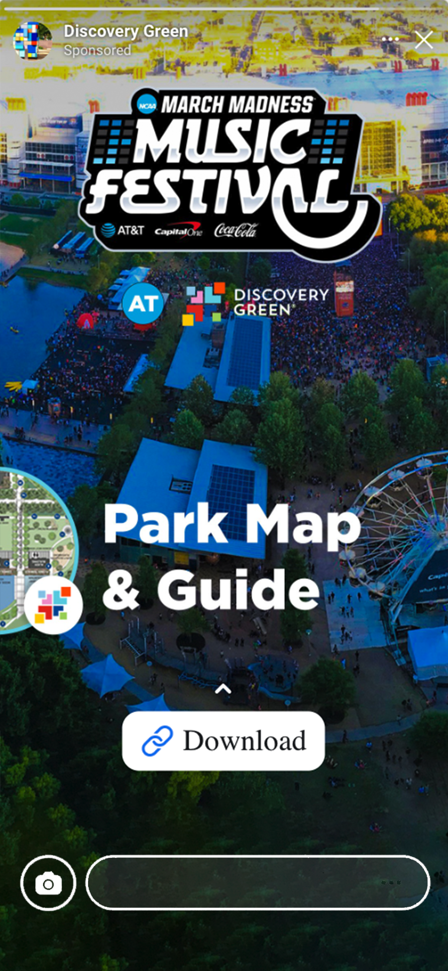 NCAA Music Fest, app screen