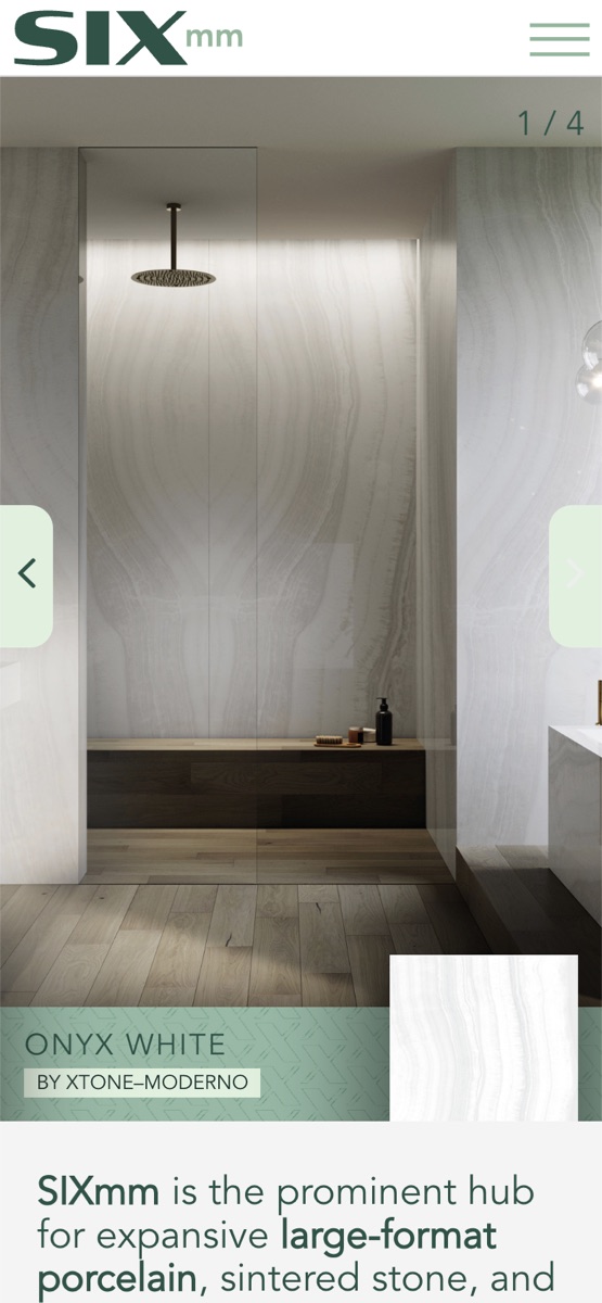 SIXmm, mobile site