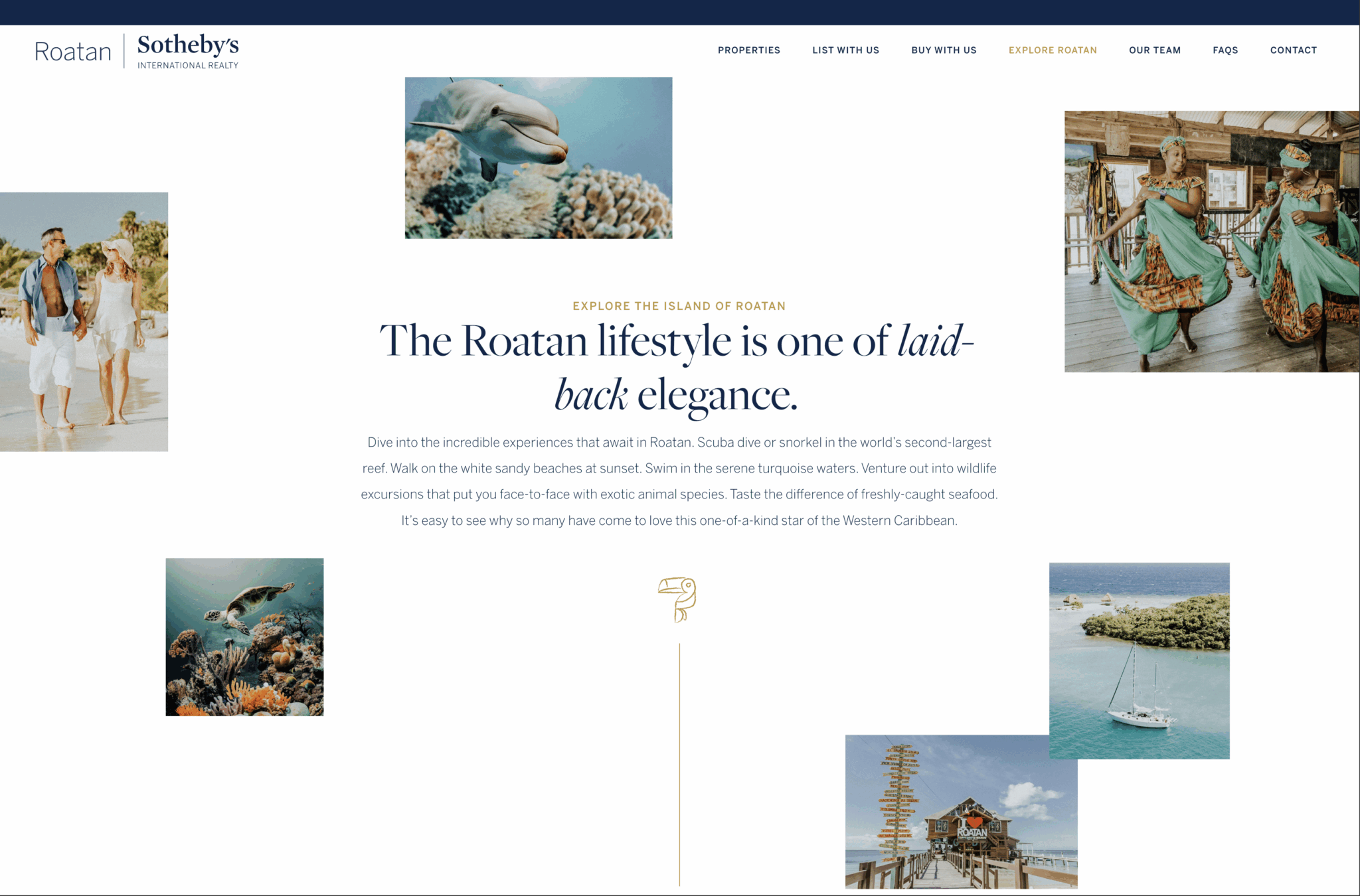 Sotheby's International, desktop site